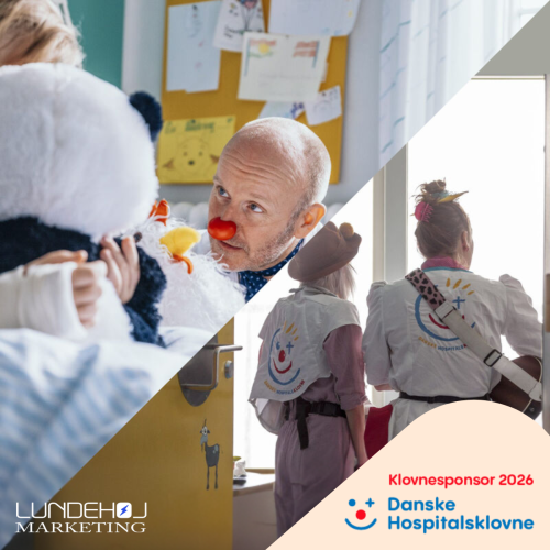 Lundehøj Marketing - Sponser Danske Hospitals Klovne 2026